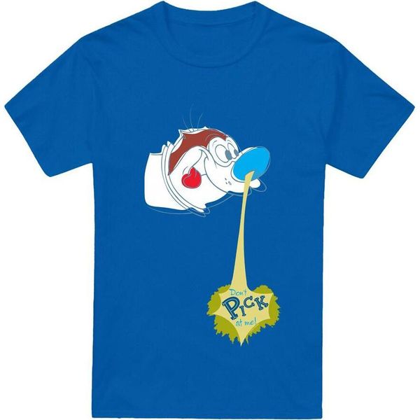 Ren & Stimpy - Maglietta "Non Prendermi In Giro!"" Da Uomo TV6515 (4XL) (Blu Reale)"-image