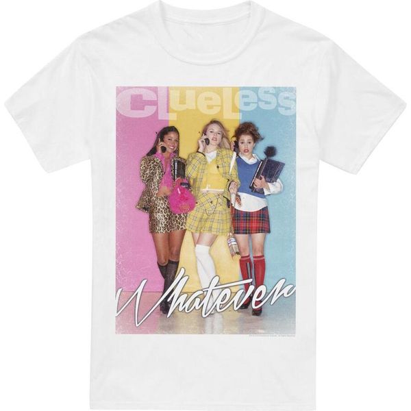 Clueless - Maglietta "Whatever"" Da Uomo TV7018 (Xl) (Bianco)"-image