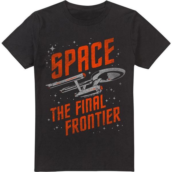 Star Trek - Maglietta "Viaggio Nello Spazio"" Per Uomo TV13643 (4XL) (Nero)"-image