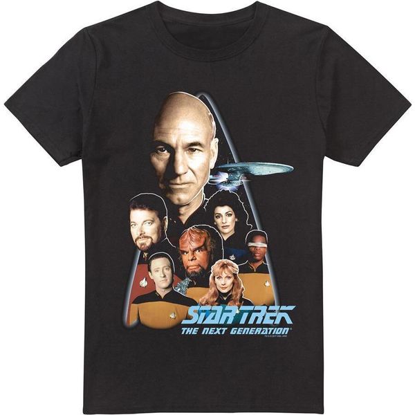 Star Trek - Maglietta "The Next Generation"" Da Uomo TV13696 (3XL) (Nero)"-image