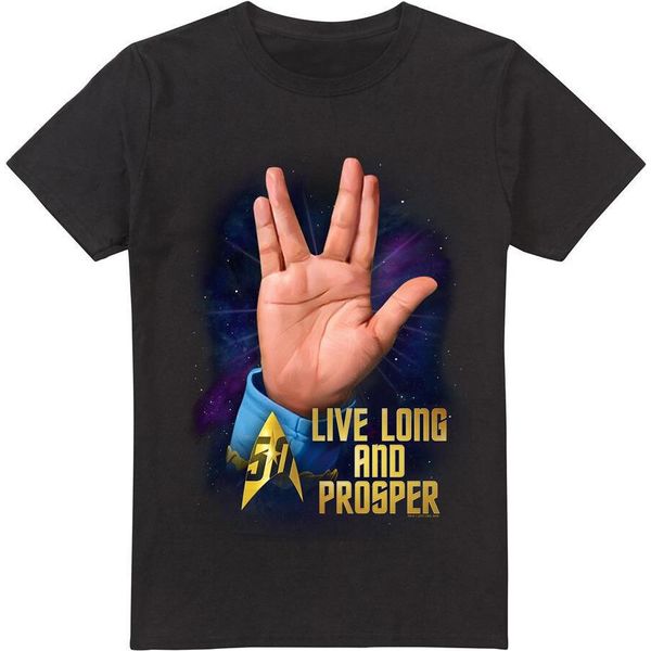 Star Trek - Maglietta "Llap 50"" Da Uomo TV13737 (5XL) (Nero)"-image