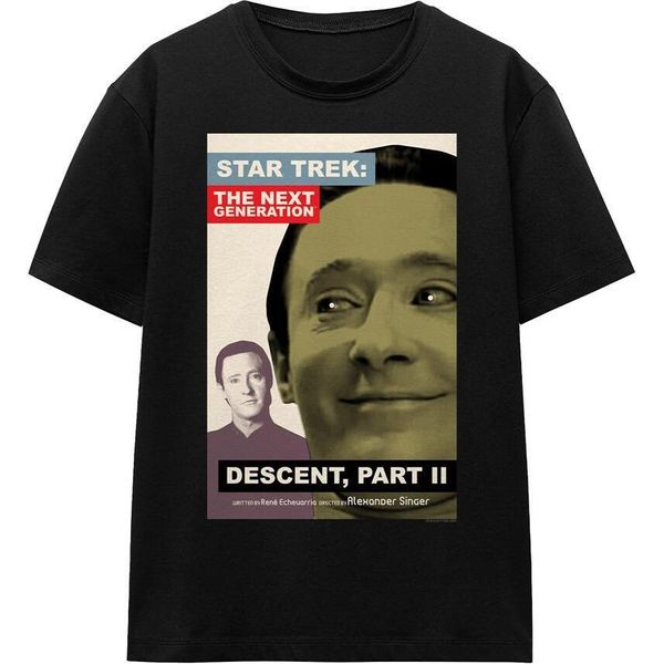 Star Trek - Maglietta "The Next Generation Stagione 7 Episodio 1"" Per Uomo/Donna Unisex TV16591 (S) (Nero)"-image