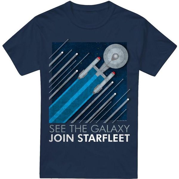 Star Trek - Maglietta "Reclutamento Della Flotta Stellare"" Per Bambini TV13776 (5XL) (Marineblau)"-image