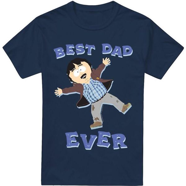 South Park - Maglietta Da Uomo "Miglior Papà Di Sempre"" - Festa Del Papà TV7202 (S) (Blu Navy)"-image