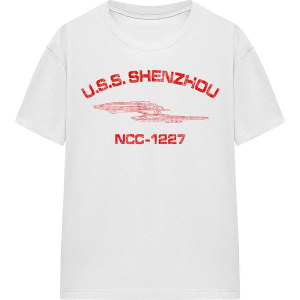 Star Trek - Maglietta "Shenzhou Athletic"" Per Uomo/Donna Unisex TV16234 (Xl) (Bianco)"-image