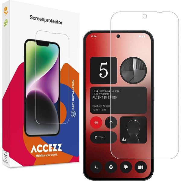 Protezione Dello Schermo Nothing Phone 2A, Nothing Phone 2A Plus: Accezz Gehard Glas Screenprotector - Trasparente-image