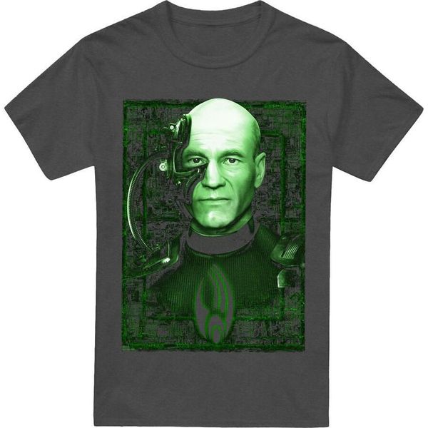 Star Trek - Maglietta "Locutus Of Borg"" Per Uomo/Donna Unisex TV17682 (M) (Charcoal)"-image