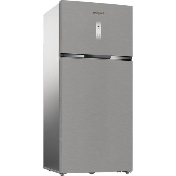 Whirlpool WHD2 6633 X5E Frigorifero Doppia Porta A Libera Installazione, Dual No Frost, 83Cm, Classe D, Pearl Inox, 35 Dba, H 188Cm-image