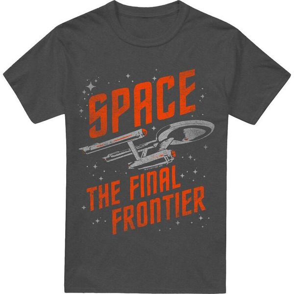 Star Trek - Maglietta "Viaggio Nello Spazio"" Per Uomo/Donna Unisex TV17595 (S) (Charcoal)"-image