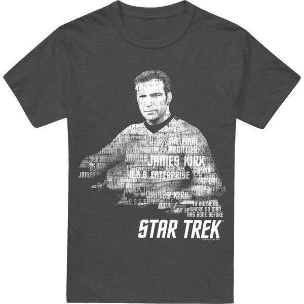 Star Trek - Maglietta "Words"" Per Uomo/Donna Unisex TV17498 (S) (Carbone)"-image