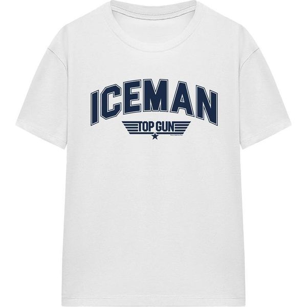 Top Gun - Maglietta "Iceman"" Per Uomo/Donna Unisex TV16906 (S) (Bianco)"-image