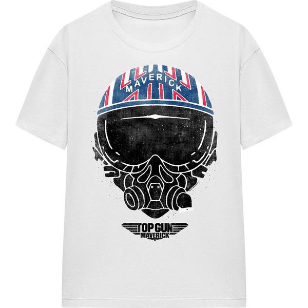 Top Gun - Maglietta "Maverick"" Per Uomo/Donna Unisex TV16914 (L) (Bianco)"-image