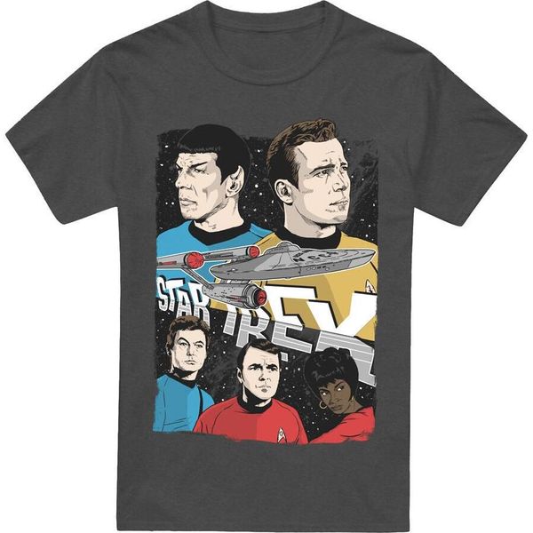 Star Trek - Maglietta Uomo/Donna Unisex TV17686 (Xl) (Carbone)-image