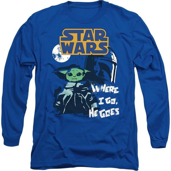 Star Wars - Maglietta "Swipe"" Per Uomo/Donna Unisex TV14282 (L) (Blu Reale)"-image