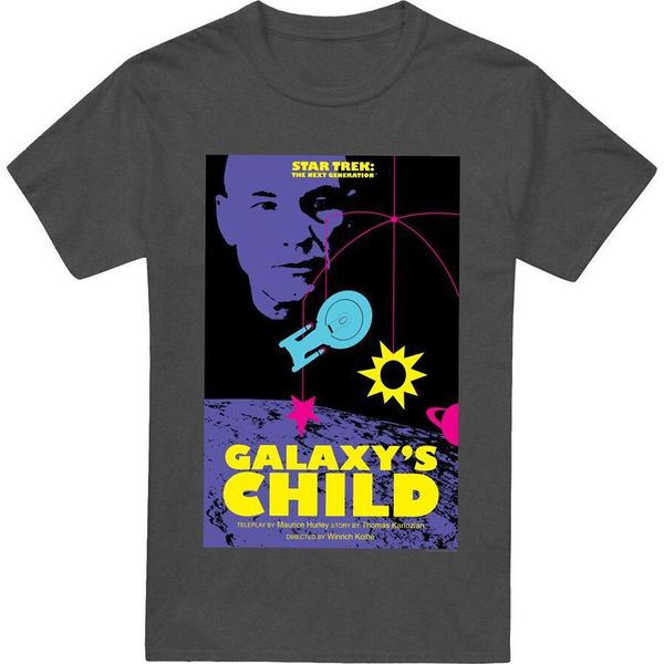 Star Trek - Maglietta "The Next Generation Stagione 4 Episodio 16"" Per Uomo/Donna Unisex TV17867 (S) (Charcoal)"-image