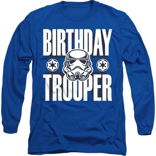 Star Wars - Maglietta "Birthday Troopers"" Per Uomo/Donna Unisex TV14240 (L) (Blu Reale)"-image