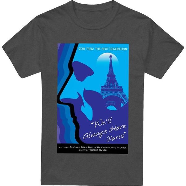 Star Trek - Maglietta "The Next Generation Stagione 1 Episodio 24"" Per Uomo/Donna Unisex TV17799 (Xl) (Charcoal)"-image