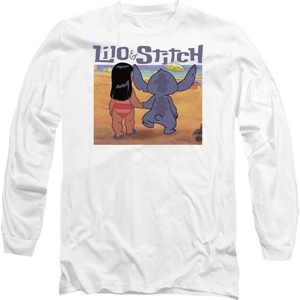 Lilo & Stitch - Maglietta "Into The Sunset"" Per Uomo/Donna Unisex TV14293 (M) (Bianco)"-image