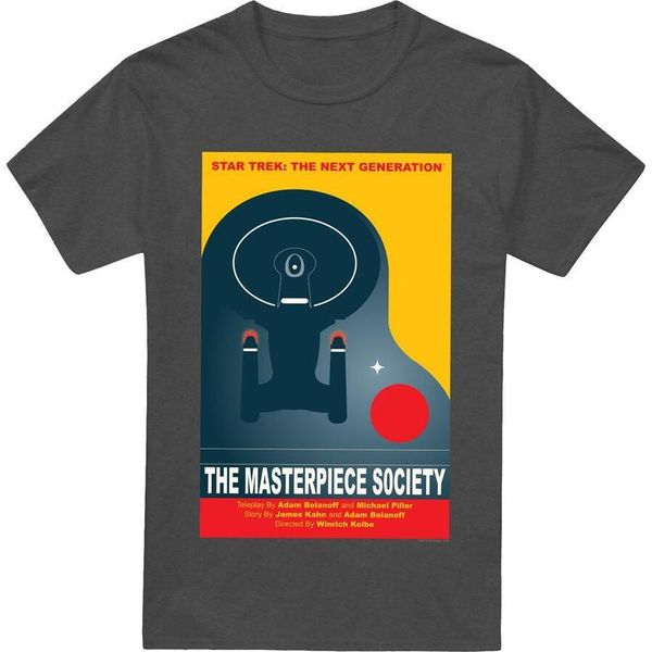 Maglietta Star Trek - "The Next Generation Stagione 5 Episodio 13"" Per Uomo/Donna Unisex TV17891 (Xxl) (Charcoal)"-image
