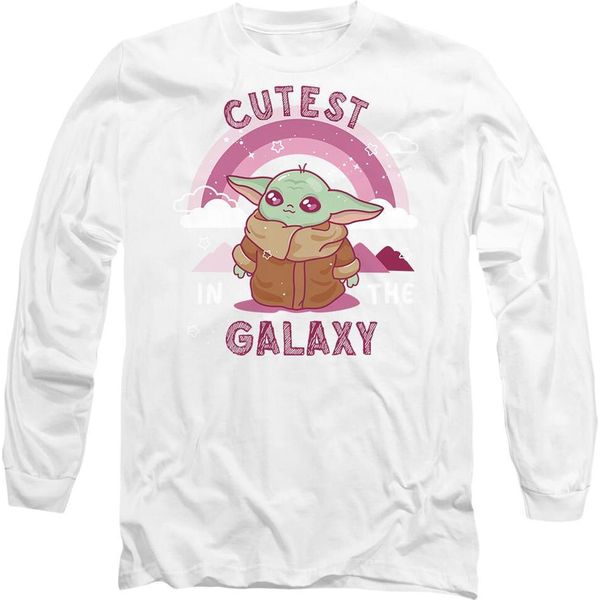 Star Wars: I Mandaloriani - Maglietta "La Più Carina Della Galassia"" Per Uomo/Donna Unisex TV14516 (Xxl) (Bianco)"-image
