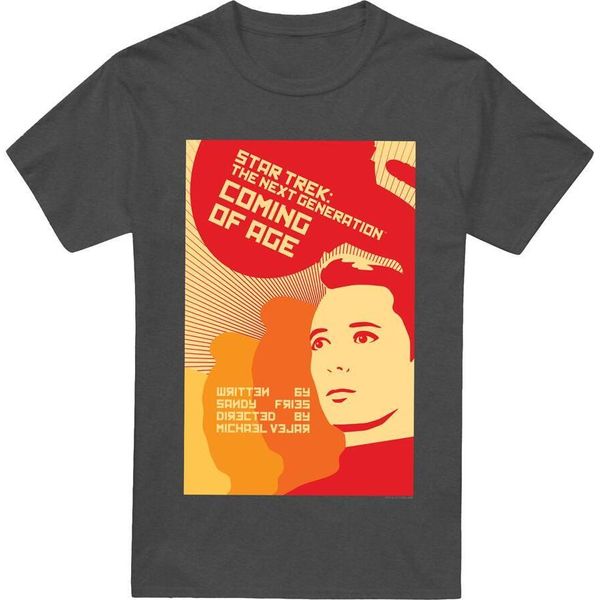 Star Trek - Maglietta "The Next Generation Stagione 1 Episodio 19"" Per Uomo/Donna Unisex TV17794 (Xl) (Charcoal)"-image