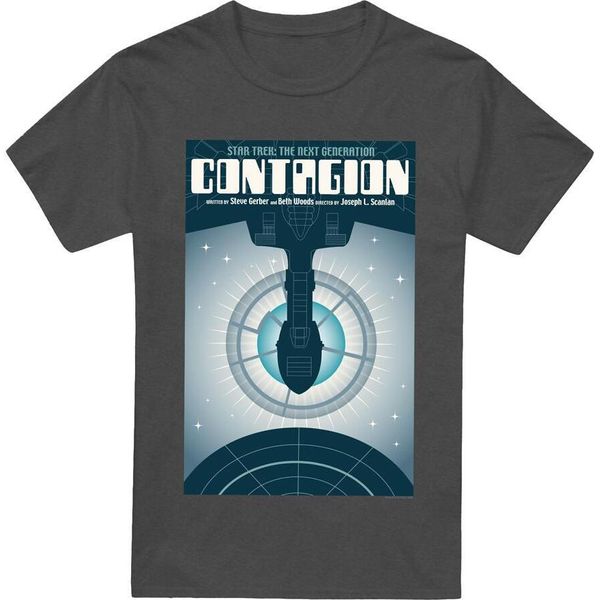 Maglietta Star Trek - "The Next Generation Stagione 2 Episodio 11"" Per Uomo/Donna Unisex TV17812 (M) (Charcoal)"-image