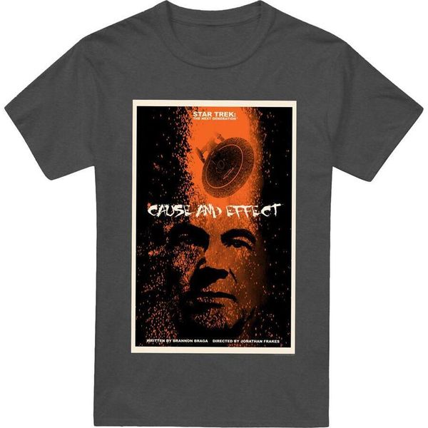 Maglietta Star Trek - "The Next Generation Stagione 5 Episodio 18"" Per Uomo/Donna Unisex TV17896 (L) (Charcoal)"-image