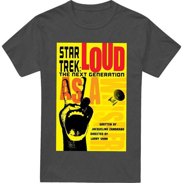 Maglietta Star Trek - "The Next Generation Stagione 2 Episodio 5"" Per Uomo/Donna Unisex TV17806 (L) (Charcoal)"-image