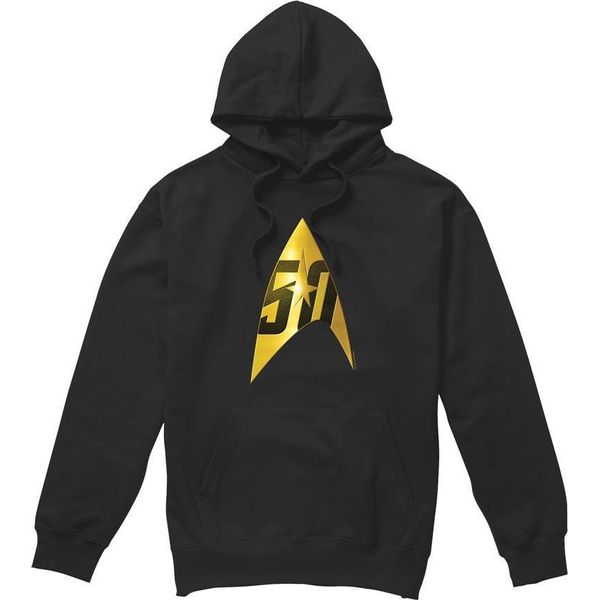 Star Trek - Felpa Con Cappuccio "50Th Anniversary Delta"" Per Uomo TV7557 (S) (Nero)"-image