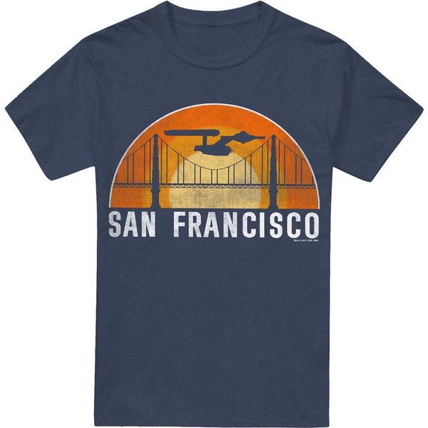 Star Trek - Maglietta "San Francisco Trek"" Per Uomo/Donna Unisex TV18003 (3XL) (Blu Navy)"-image