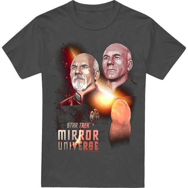 Star Trek - Maglietta "Mirror"" Per Uomo/Donna Unisex TV17962 (3XL) (Charcoal)"-image