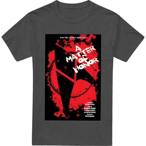 Maglietta Star Trek - "The Next Generation Stagione 2 Episodio 8"" Per Uomo/Donna Unisex TV17809 (M) (Charcoal)"-image