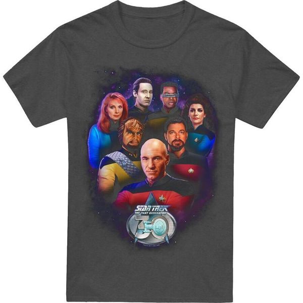 Star Trek - Maglietta "30"" Per Uomo/Donna Unisex TV17970 (M) (Antracite)"-image