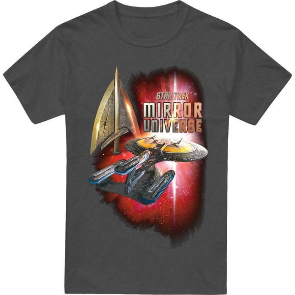 Star Trek - Maglietta "Mirror Enterprise"" Per Uomo/Donna Unisex TV17963 (S) (Carbone)"-image