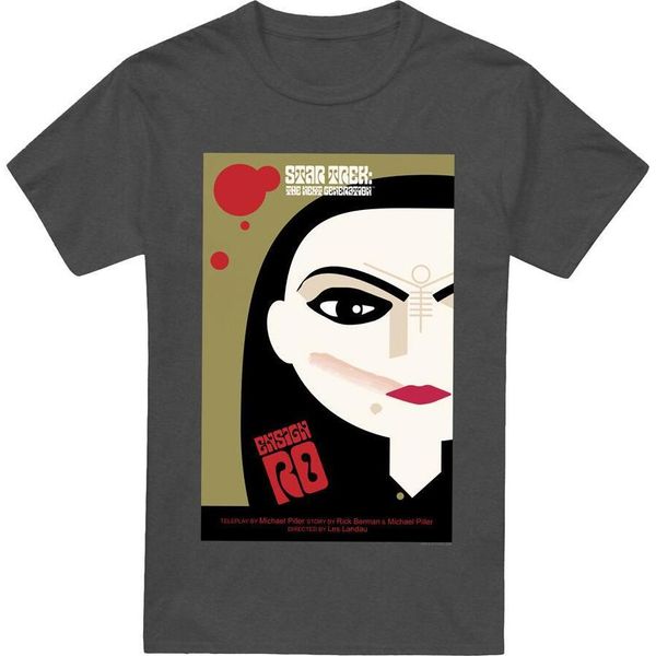 Maglietta Star Trek - "The Next Generation Stagione 5 Episodio 3"" Per Uomo/Donna Unisex TV17881 (Xxl) (Charcoal)"-image