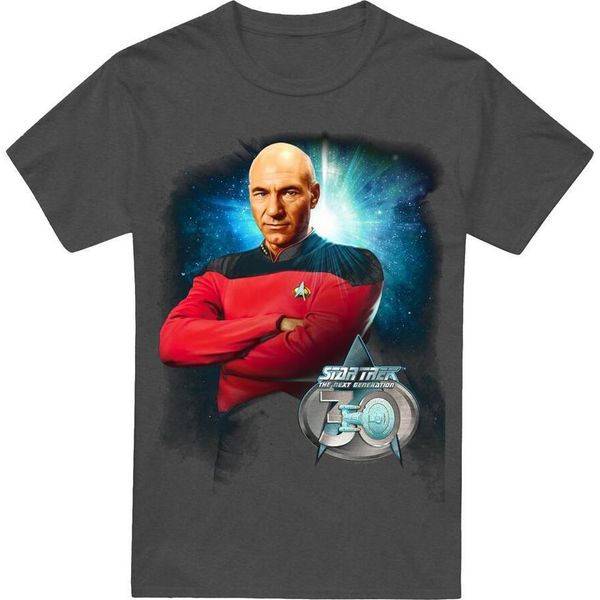 Star Trek - Maglietta "30"" Per Uomo/Donna Unisex TV17968 (M) (Antracite)"-image
