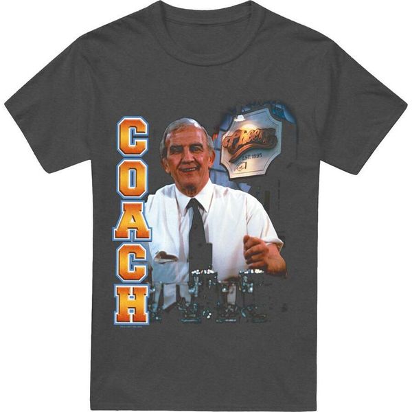 Cheers - Maglietta "Coach"" Da Uomo/Donna Unisex TV18155 (L) (Carbone)"-image