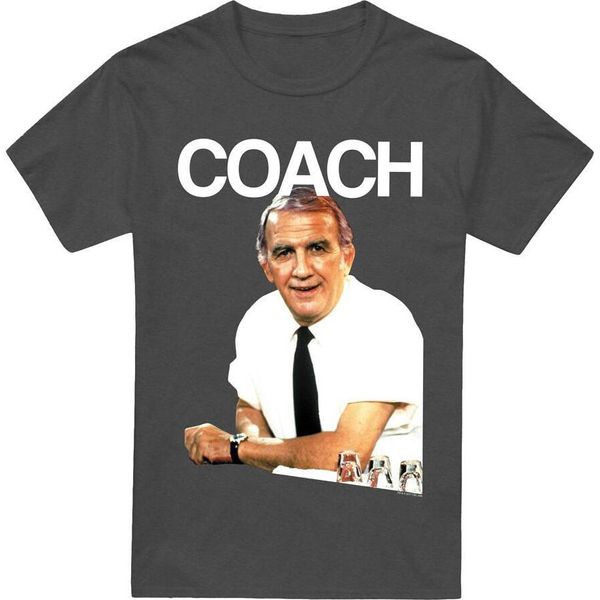 Cheers - Maglietta "Coach"" Da Uomo/Donna Unisex TV18216 (3XL) (Carbone)"-image