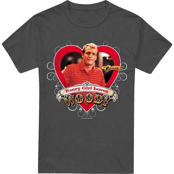 Cheers - T-Shirt Uomo/Donna Unisex TV18172 (L) (Carbone)-image