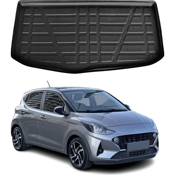 Rivestimento Dello Stivale Per Hyundai I10 AC3 2021-2025 Gomma Tpe Nero-image