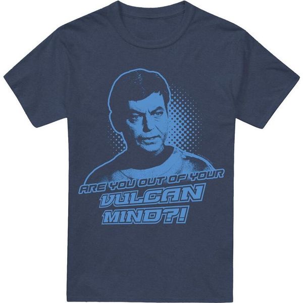 Star Trek - Maglietta "Vulcan Mind"" Per Uomo/Donna Unisex TV18088 (Xxl) (Blu Navy)"-image