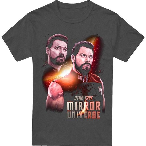 Star Trek - Maglietta "Mirror"" Per Uomo/Donna Unisex TV17961 (Xxl) (Charcoal)"-image