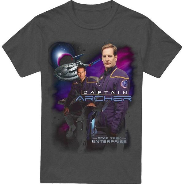 Star Trek - Maglietta Da Uomo/Donna Unisex TV18146 (Xl) (Charcoal)-image