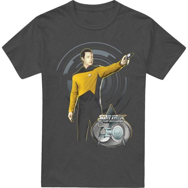 Star Trek - Maglietta "30"" Per Uomo/Donna Unisex TV17972 (M) (Antracite)"-image