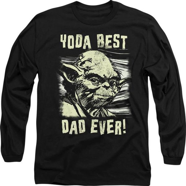 Star Wars - Maglietta "Yoda Best Dad"" Per Uomo/Donna Unisex TV14250 (Xxl) (Nero)"-image