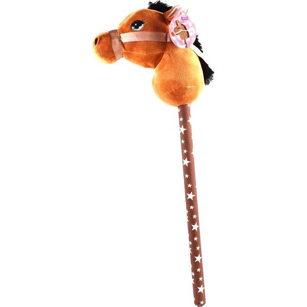 Cavallo Hobby Peluche Con Suono Marrone 70 Cm Capacità Motorie-image