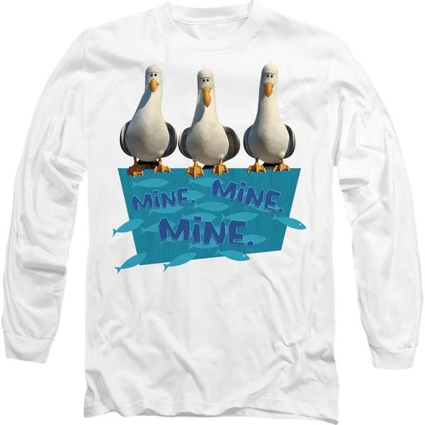 Alla Ricerca Di Nemo - Maglietta "Mine Mine Mine"" Per Uomo/Donna Unisex TV14845 (S) (Bianco)"-image