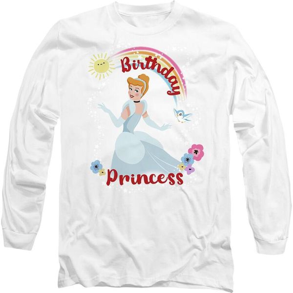 Cenerentola - Maglietta "Principessa Di Compleanno"" Per Bambini/Donne Unisex TV14325 (M) (Weiß)"-image