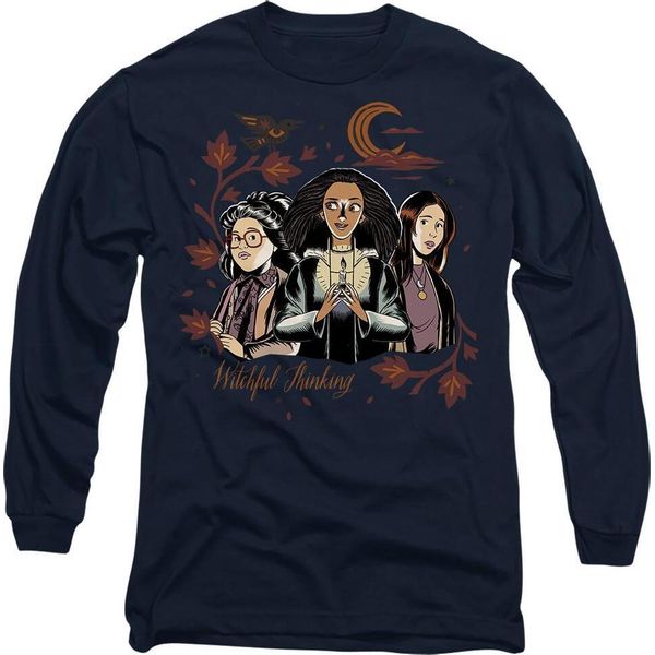 Hocus Pocus 2 - Maglietta "Pensiero Stregato"" Per Bambini/Donne Unisex TV14718 (M) (Marineblau)"-image