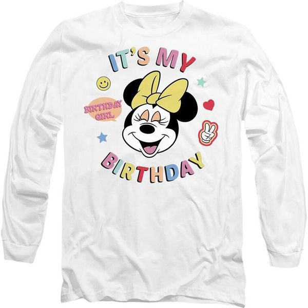 Disney - Maglietta "E' Il Mio Compleanno"" Per Uomo/Donna Unisex TV14460 (Xl) (Bianco)"-image